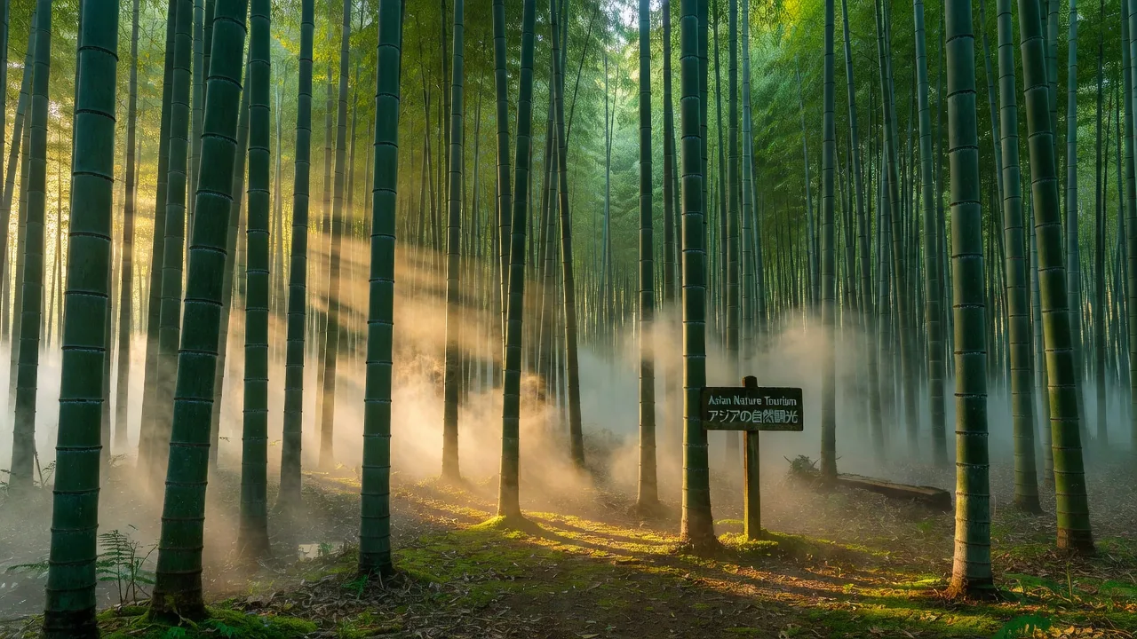 日本の竹林